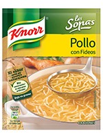 SOPA POLLO c/FIDEOS 85gr.  Knorr 